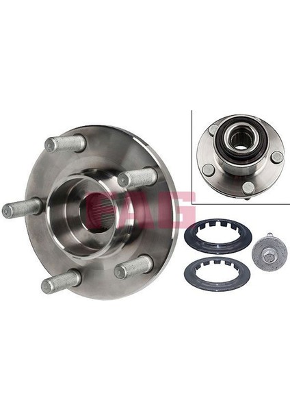 Ön Teker Poryasi Volvo C30-S40 Ii 06-12 V50 04-10 Abs Li 5 Bijon Dış Çap 131.3MM / Dış Çap1 78MM / Genişlik 82.1mm 18051