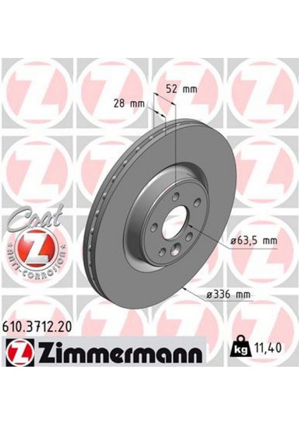 On Fren Disk Aynasi Havali Volvo S60 Ii 10 15 S80 Ii 06 V60 I 11 15 V70 Iii 07 15 XC70 Ii 09 15 18051