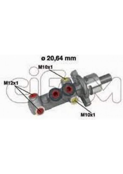 Ana Fren Silindiri [ Renault Clio 2 1.2 Lpg/1.4 16V/1.5 Dci/1.9 D ] 18051