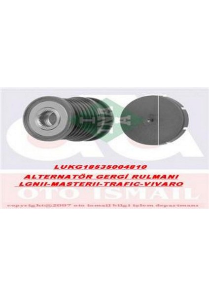 Alternatör Gergi Rulmani Master Ii-Traffic Ii-Lgn Ii-Movano-Vivaro 1.9dti-1.9dci 01- -Volvo 1.9dti 18051