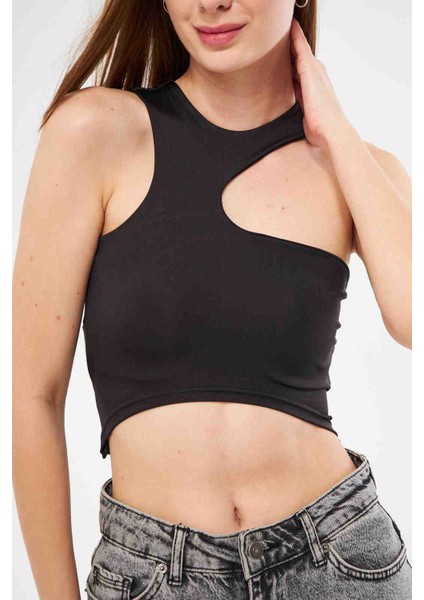 Kadın Tactel Bağlamalı Crop Bluz fiyatları