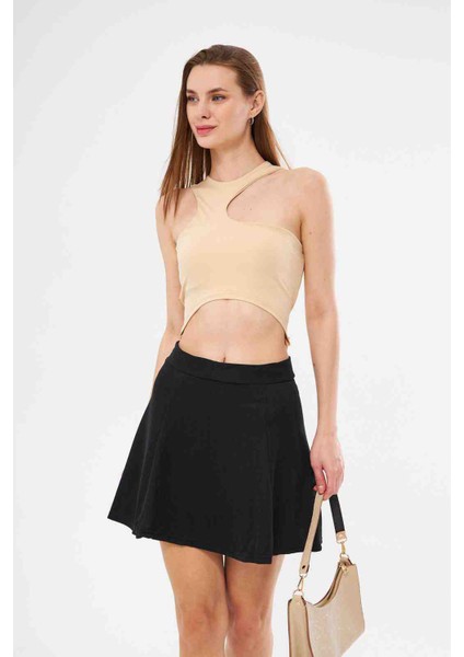 Kadın Tactel Bağlamalı Crop Bluz fırsatları
