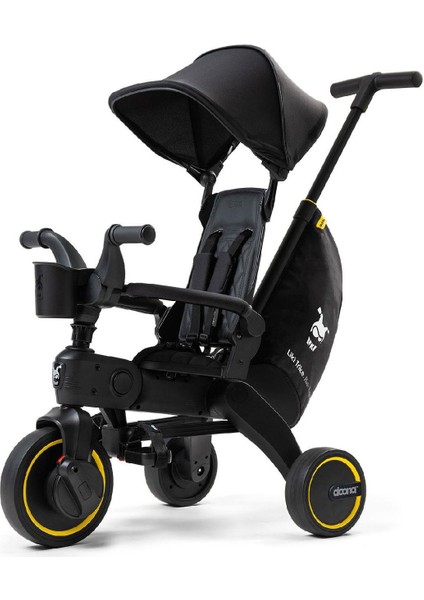 Liki Trike Tek Parça Katlanır 3 Tekerlekli Bebek Bisikleti Özel Koleksiyon - Midnight