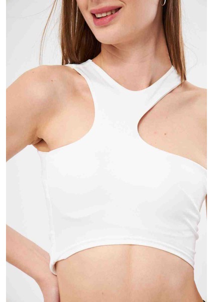 Kadın Tactel Bağlamalı Crop Bluz modelleri