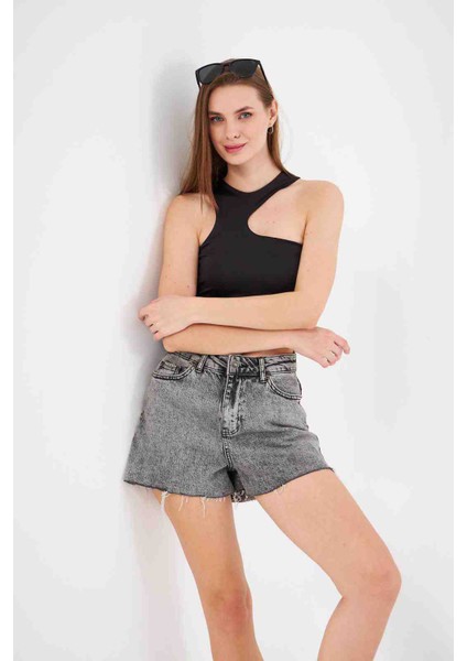 Kadın Tactel Bağlamalı Crop Bluz modelleri