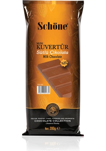 Schöne Sütlü %35 Mini Kuvertür 200 g