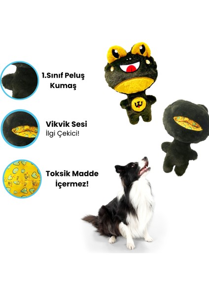 WufWuf Wufrog Peluş Oyuncak Topa Dönüşen Kurbağa - 2'si 1 Arada Eğlenceli Interaktif Kurbağa Köpek Oyuncağı fiyatları