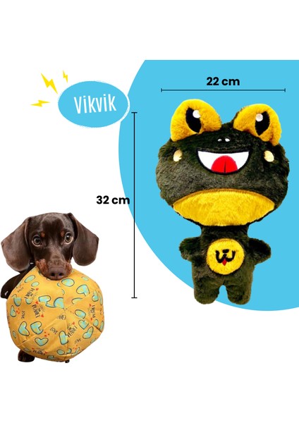 WufWuf Wufrog Peluş Oyuncak Topa Dönüşen Kurbağa - 2'si 1 Arada Eğlenceli Interaktif Kurbağa Köpek Oyuncağı modelleri