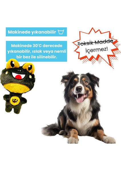WufWuf Wufrog Peluş Oyuncak Topa Dönüşen Kurbağa - 2'si 1 Arada Eğlenceli Interaktif Kurbağa Köpek Oyuncağı indirimleri