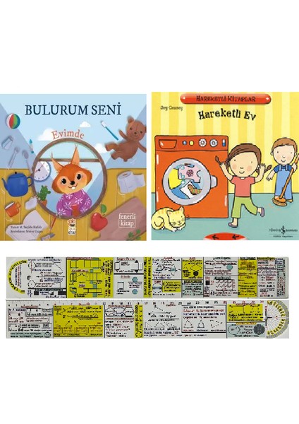 Bulurum Seni Evimde - Hareketli Ev 2'li Set - Matematik Öğreten Ayraç