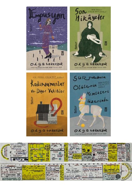 Empusyon - Son Hikayeler – Kadimzamanlar ve Diğer Vakitler - Sür Pulluğunu Ölülerin Kemikleri Üzerinde 4 Kitap - Olga Tokarczuk + Ayraç