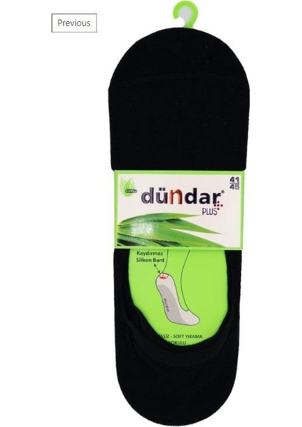 Plus Erkek Bambu Babet Siyah 12'li 5541