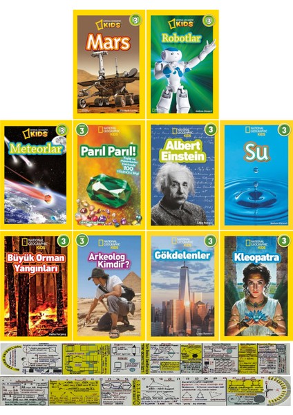 National Geographic Kids 10 Kitap - Matematik Öğreten Ayraç