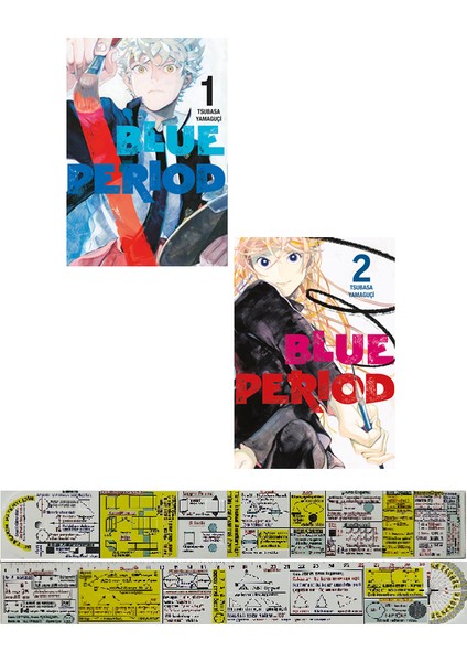 Blue Period 1 - 2. Ciltler - Tsubasa Yamaguçi 2'li Set + Matematik Öğreten Ayraç
