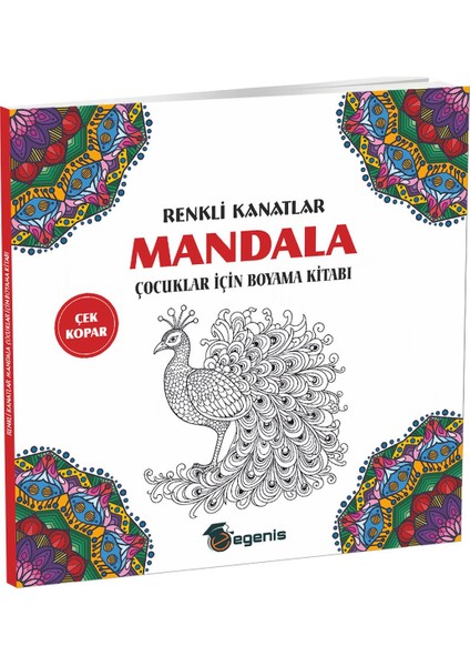 Renkli Kanatlar-Çocuklar Için Mandala Boyama-Egenis Yayınları