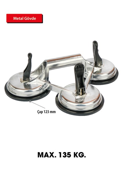Cam Vantuzu 3lü Metal Gs-3 ERA13005
