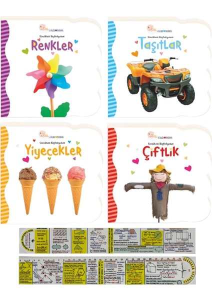 Renkler - Taşıtlar - Yiyecekler – Çiftlik 4 Kitap