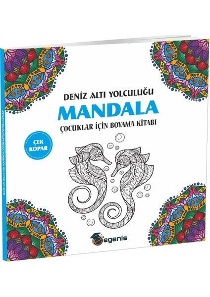 Deniz Altı Yolculuğu-Çocuklar Için Mandala Boyama Kitabı