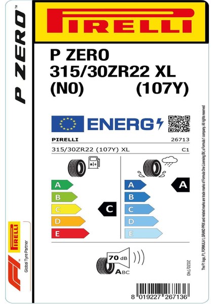 315/30 R22 107Y Xl Pzero (N0) Oto Yaz Lastiği (Üretim Yılı: 2024) fırsatları
