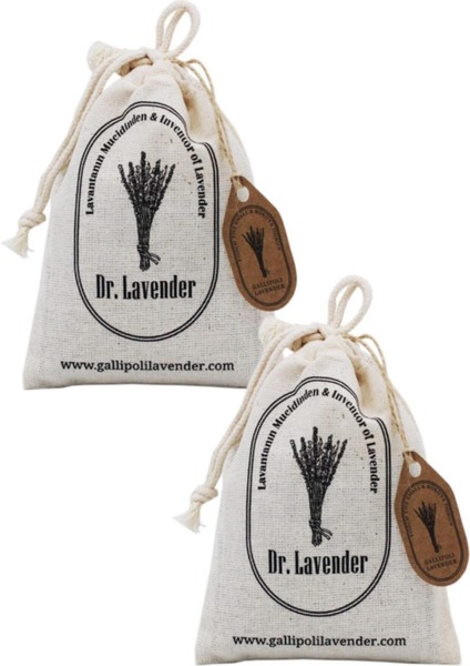 Dr. Lavender 2 Adet Lavanta Kesesi 22 gr Kurutulmuş Lavanta Çiçeği Dolap Içi Koku