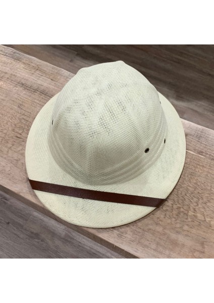 Unisex Explorer Jungle Masquerade Safari Ayarlanabilir Hasır Şapka Kask Yaz,güneş,orman,kamp fırsatları
