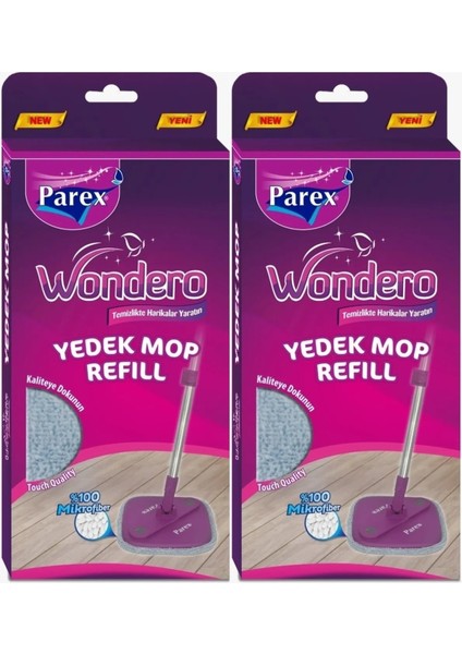 Wondero Yedek Paspas Mop Refill (2 Li Set)