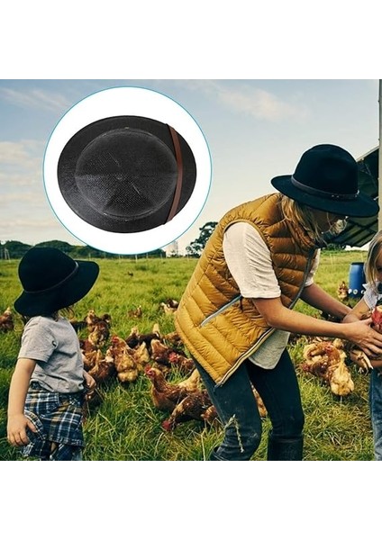 Unisex Explorer Jungle Masquerade Safari Ayarlanabilir Hasır Şapka Kask Yaz,güneş,orman,kamp