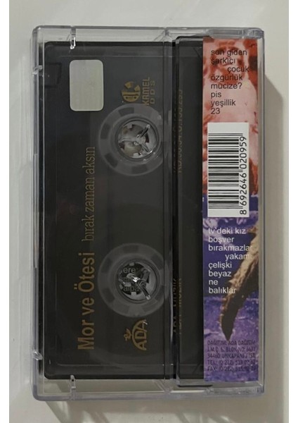 Mor ve Ötesi Bırak Zaman Aksın Kaset (Orjnal Dönem Baskı Kaset)