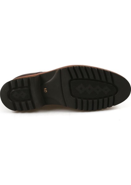 Kahve %100 Deri Eva Taban Oxford Casual Ayakkabı