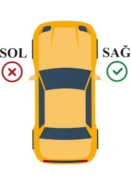Polo Classic Variant Station Wagon 1997-2004 Model Arası Uyumlu Ön Sağ Yolcu Tarafı Kapı Iç Çekme Kolu Siyah