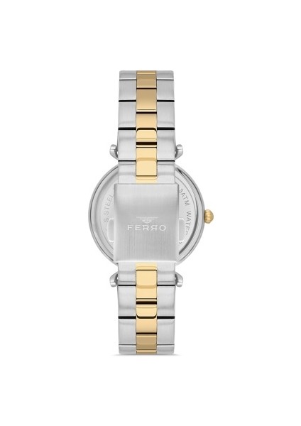 FL40115A-D10 Quartz Çelik Altın/gri Yeşil Kadran 32 mm Kadın Kol Saati modelleri
