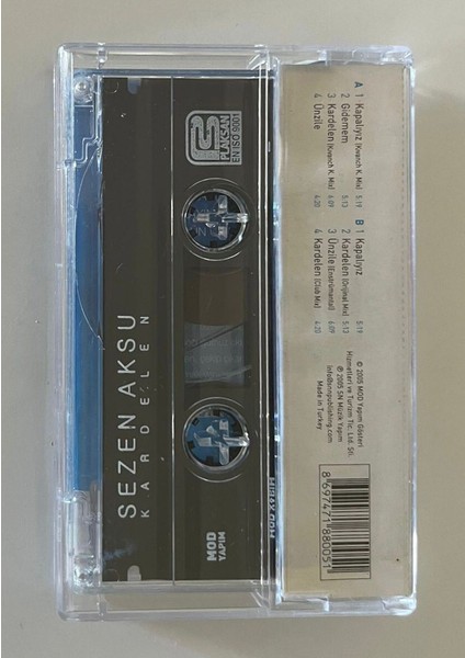 Sezen Aksu Kardelen Kaset (Orjnal Dönem Baskı Kaset)