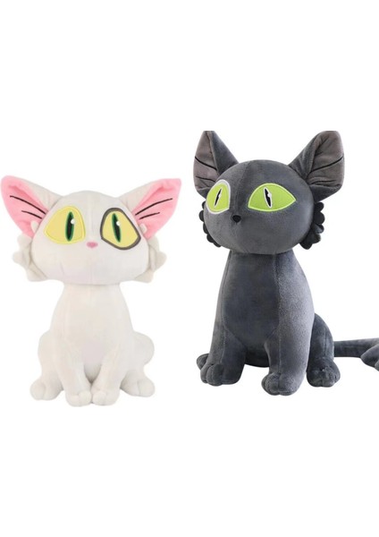 28CM Peluş Oyuncak Büyük Altın Kedi ve Siyah Kedi Peluş Oyuncak Bebek Doğum Günü si Bebek (Yurt Dışından) modelleri
