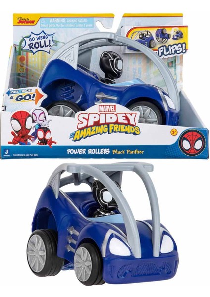 Spidey Takla Atan Araba PDY14000 - Black Panther