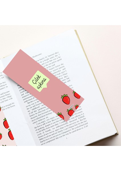 Çilekli Kitap Ayracı 2'li fiyatları