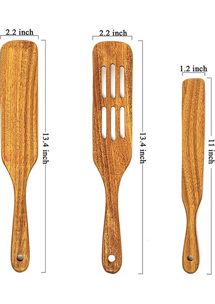 Ahşap Spatula Seti,mutfak Gereçleri Doğal Spatula,ahşap Mutfak Gereçleri,ahşap Pişirme Spatulası,tahta Kaşık (Yurt Dışından)