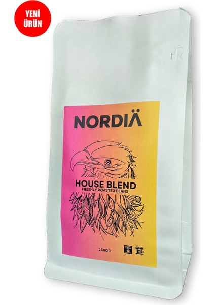 House Blend 250 gr Çekirdek ,espresso, Çekirdek Kahve