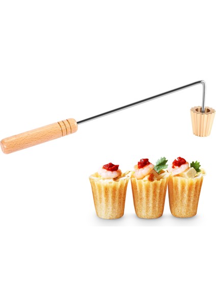 Malezya Pastası Tee Maker Nyonya Üst Şapka Kalıp Pişirme Yumurta Tart Kalıp Yeniden Kullanılabilir Kızarmış Aperatif Aracı Mutfak Bakeware Gadget (Yurt Dışından)