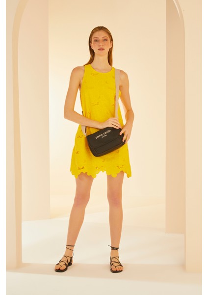 Siyah Çapraz Çanta 05PO24Y1698-KRK S