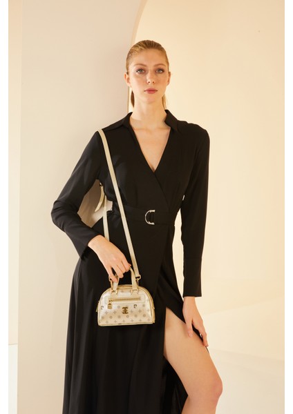 Yeni Altın Çapraz Çanta 05PO24Y1830-MN Yalt