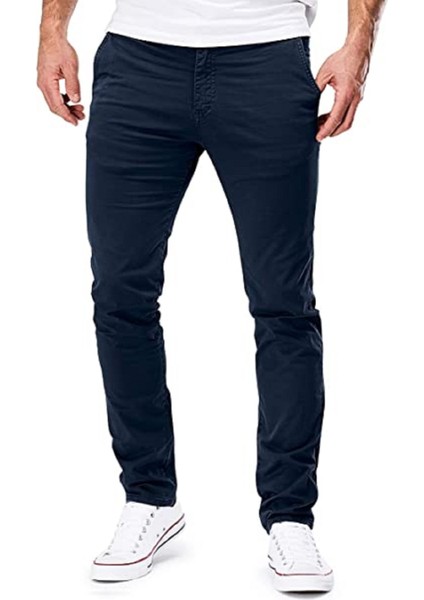 Cedy Denim Yan Cepli Klasik Chino Erkek Pantolonu Gabardin C401-1