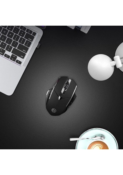 Pm6 Kablosuz Fare, Şarj Edilebilir Sessiz Kullanım 2.4g 700 Mah USB Mouse