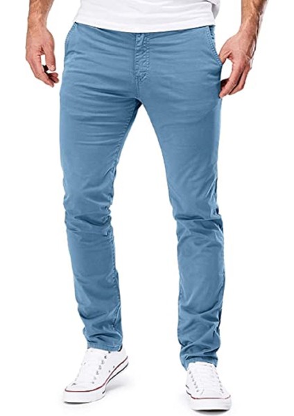 Yan Cepli Klasik Chino Erkek Pantolonu Gabardin C401-1