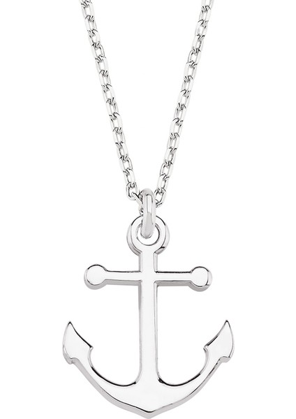 Gümüş Çapa Kolye