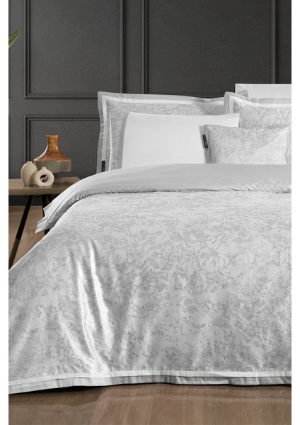 Laney Gri Çift Kişilik %100 Pamuk Saten "400 Tc" Nevresim Takımı fiyatları