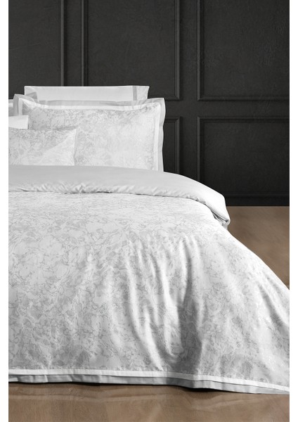 Laney Gri Çift Kişilik %100 Pamuk Saten "400 Tc" Nevresim Takımı modelleri