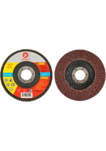 Flap Disc Alüminyum Oksit 115*22 40 Kum Nk VAL15500