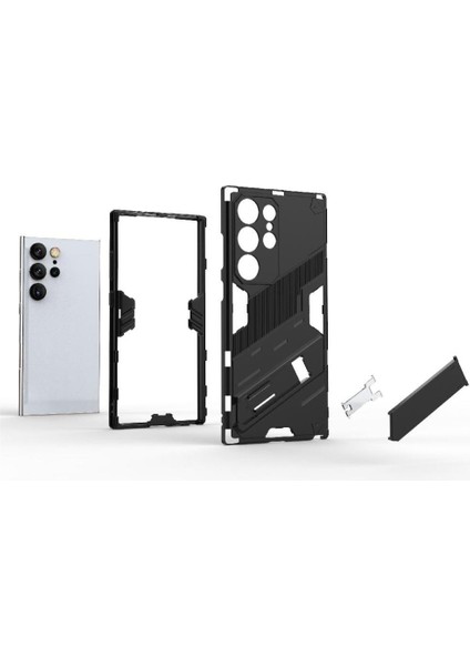 Samsung Galaxy S24 Ultra 5g Sağlam Askeri Kickstand Koruyucu Kılıf (Yurt Dışından)