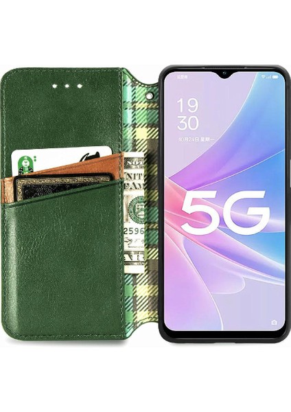 Oppo A78 Zarif Iş Moda Tasarım Deri Kılıf Flip Için Kılıf (Yurt Dışından)