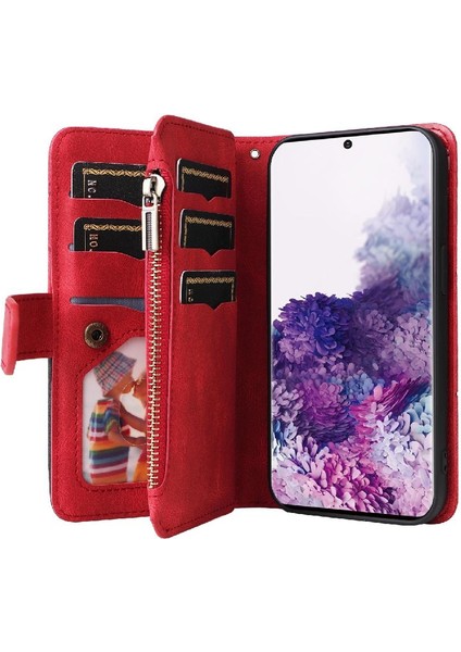 Samsung Galaxy S20 Iki Renkli Dikiş Dokuz Kart Yuvaları Fermuar (Yurt Dışından) indirimleri